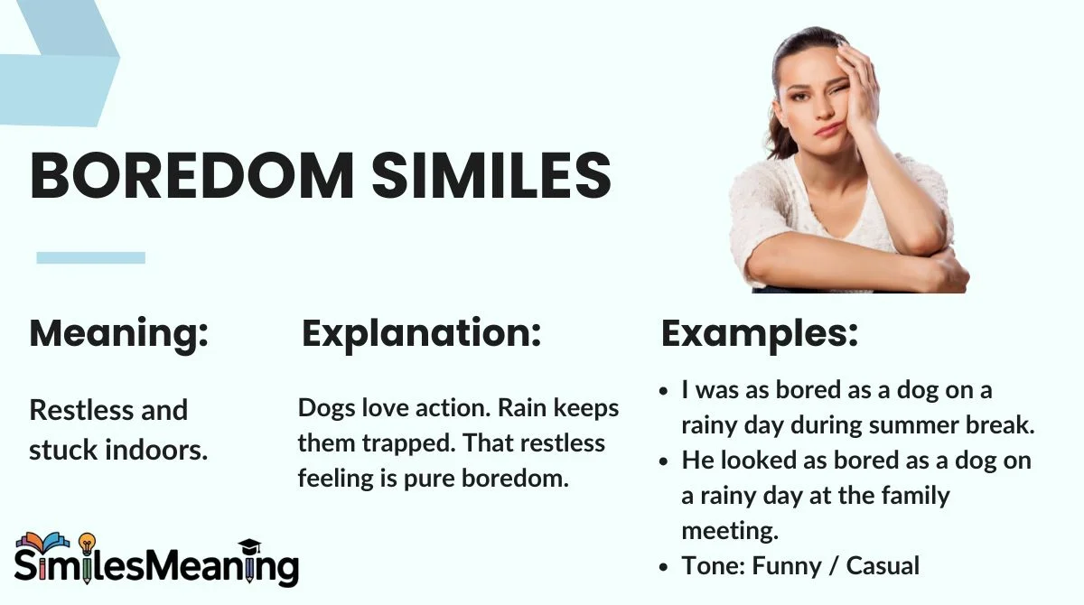 Boredom Similes