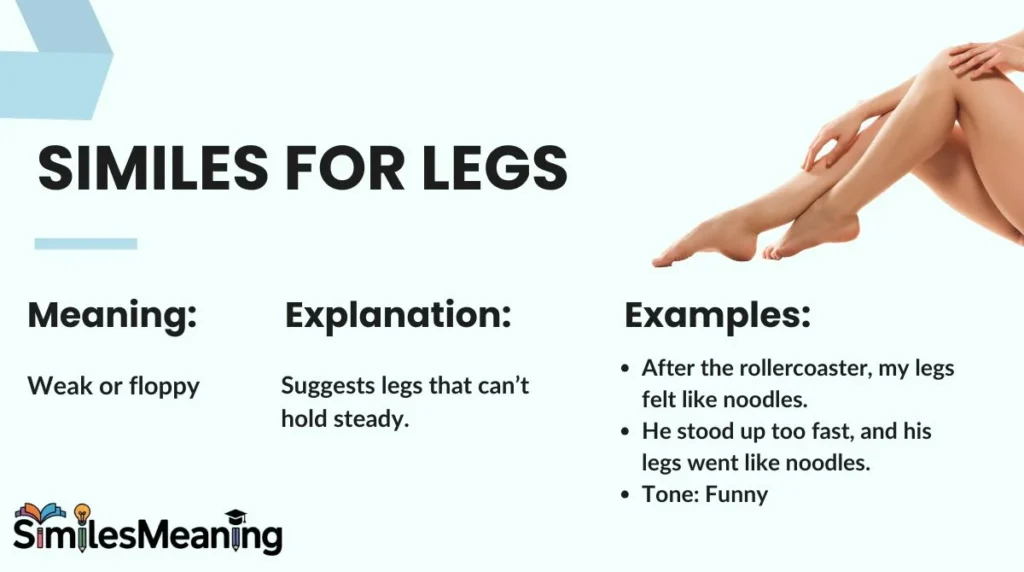 Similes for Legs