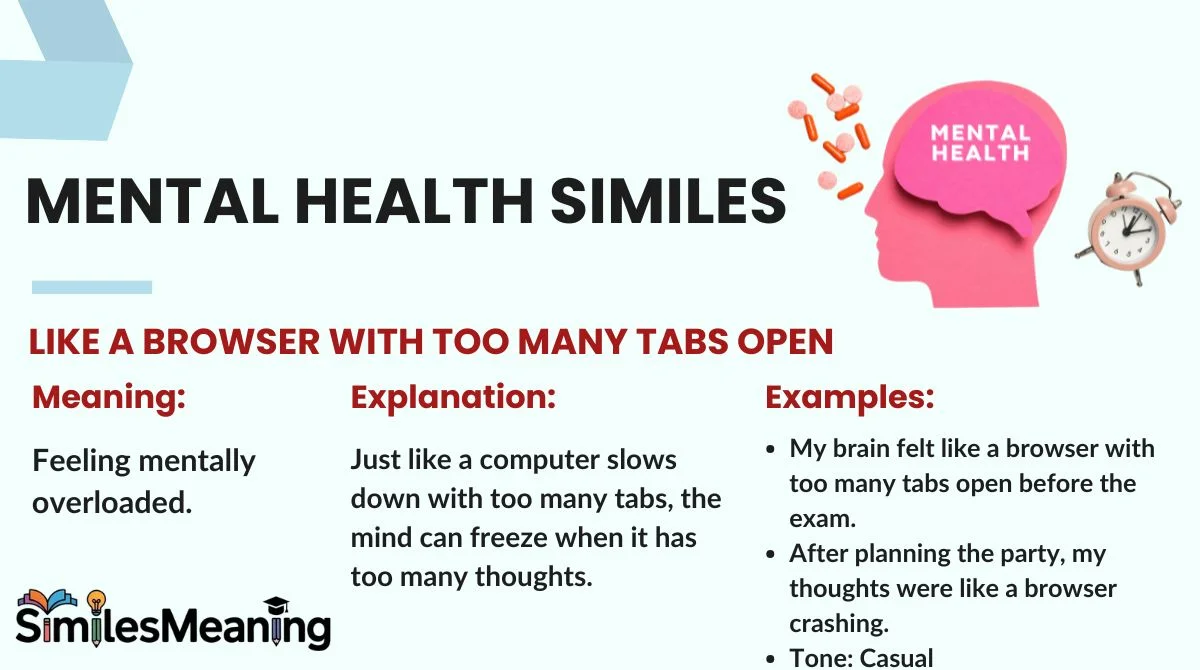 Mental Health Similes