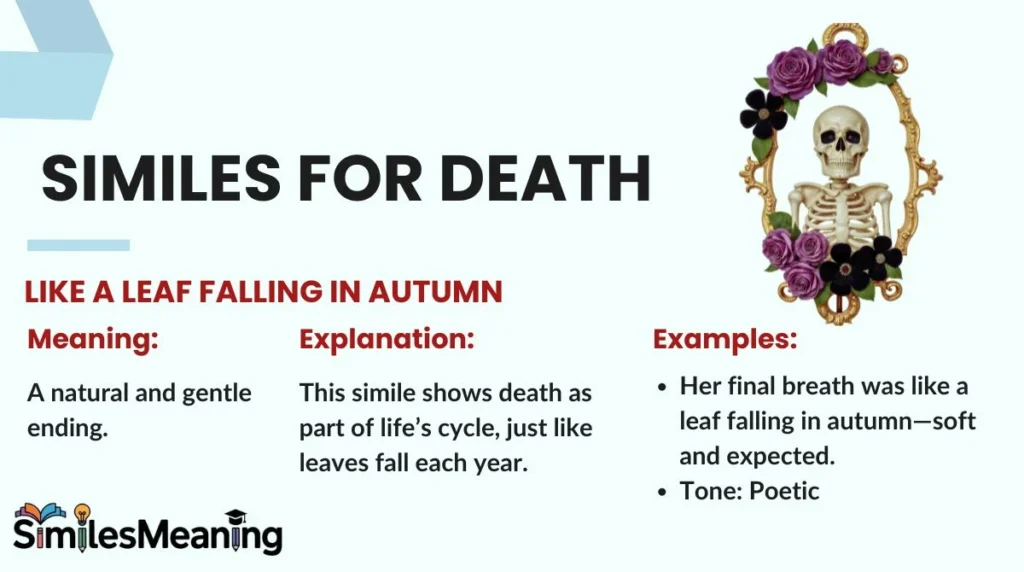 Similes for Death