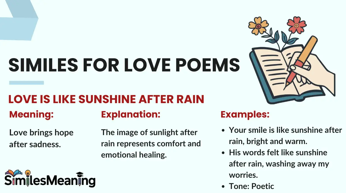 Similes for Love Poems
