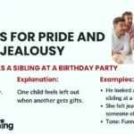 Similes for Pride and Jealousy