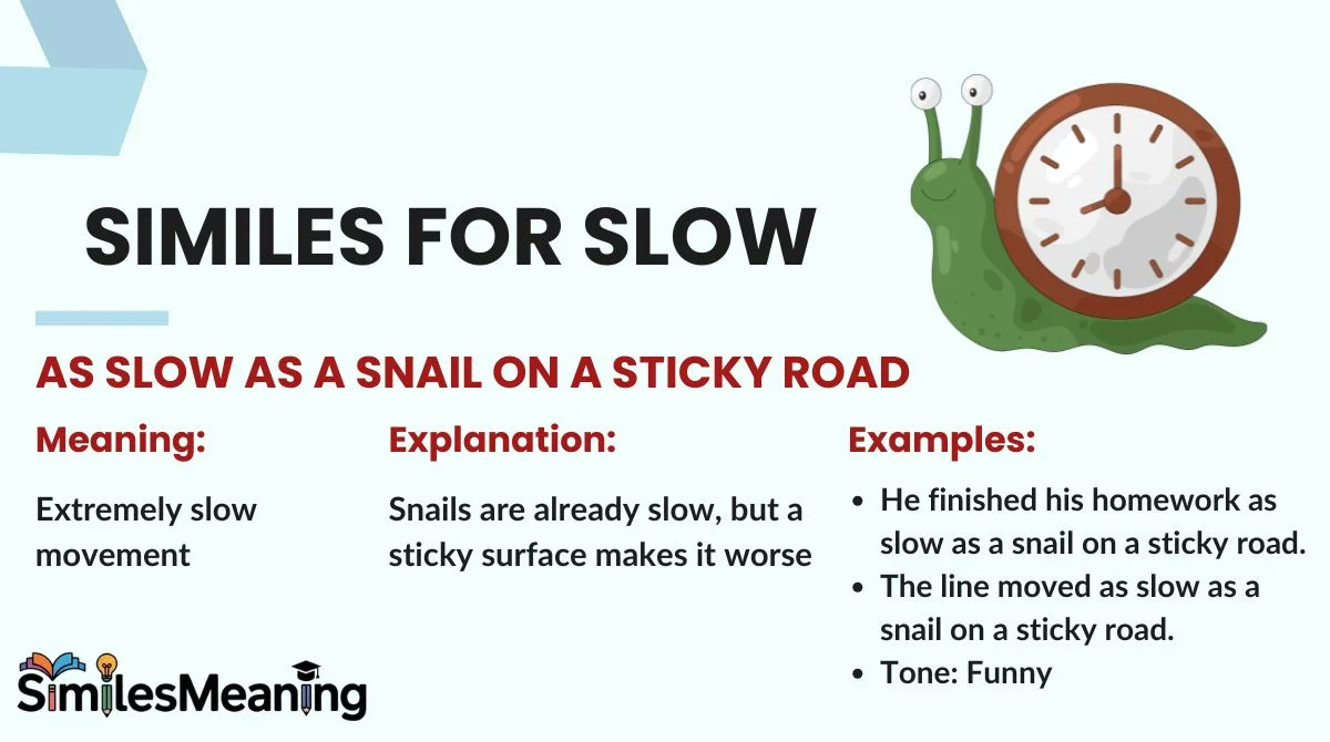 Similes for Slow