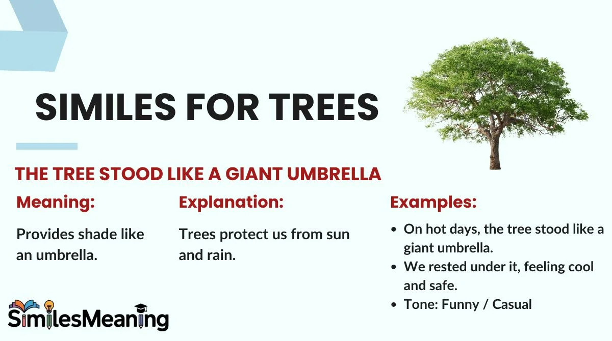 Similes for Trees