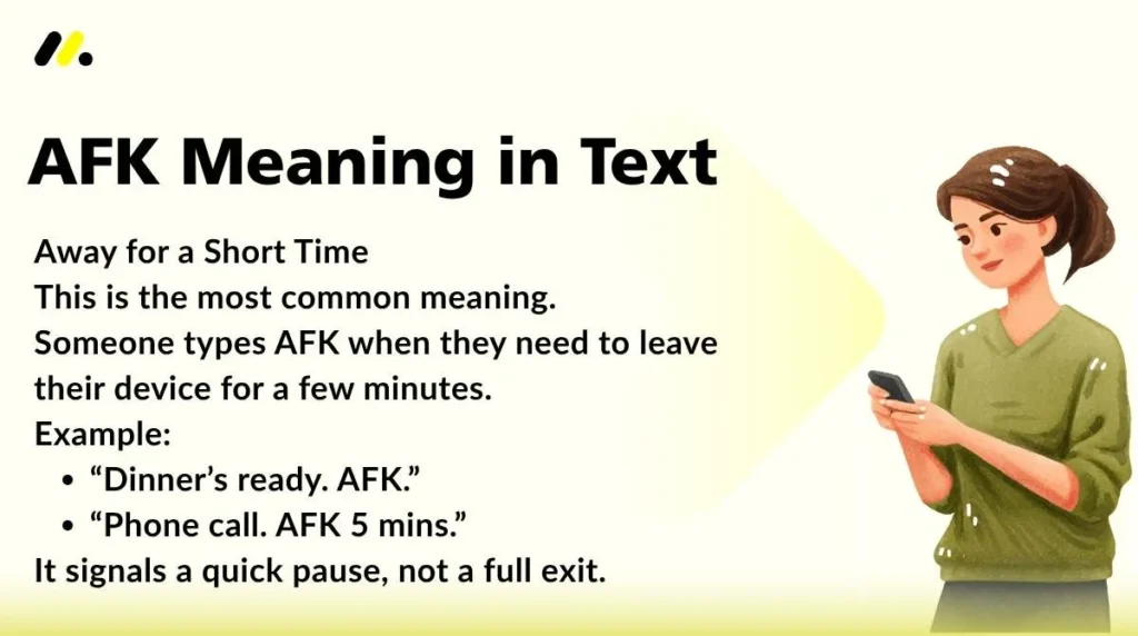 AFK Meaning in Text