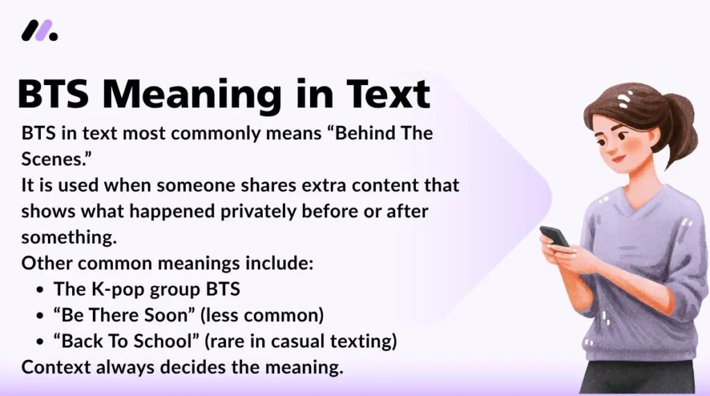 BTS Meaning in Text
