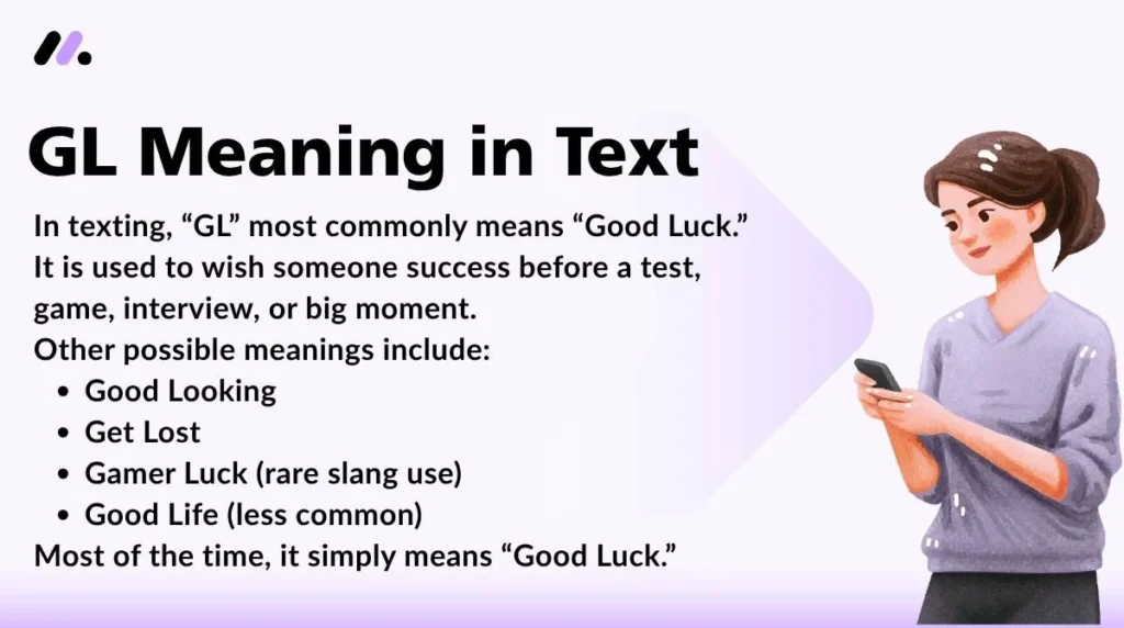 GL Meaning in Text