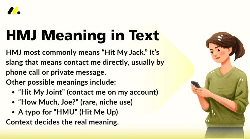 HMJ Meaning in Text