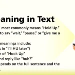 HU Meaning in Text