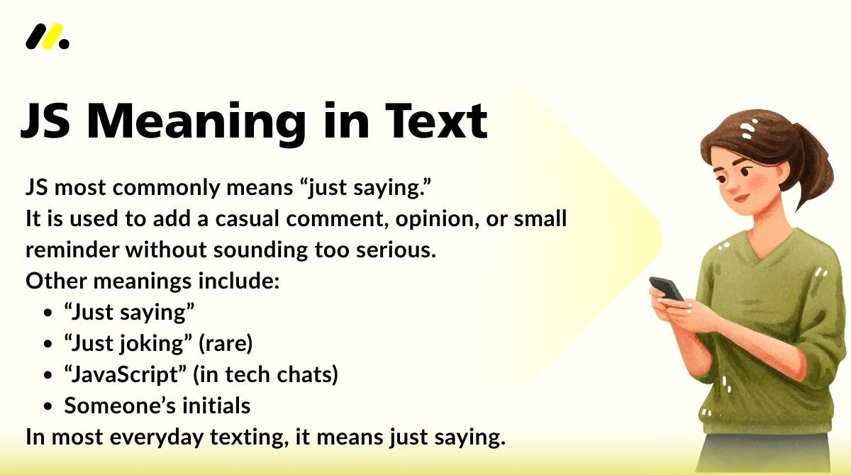 JS Meaning in Text