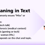 MS Meaning in Text