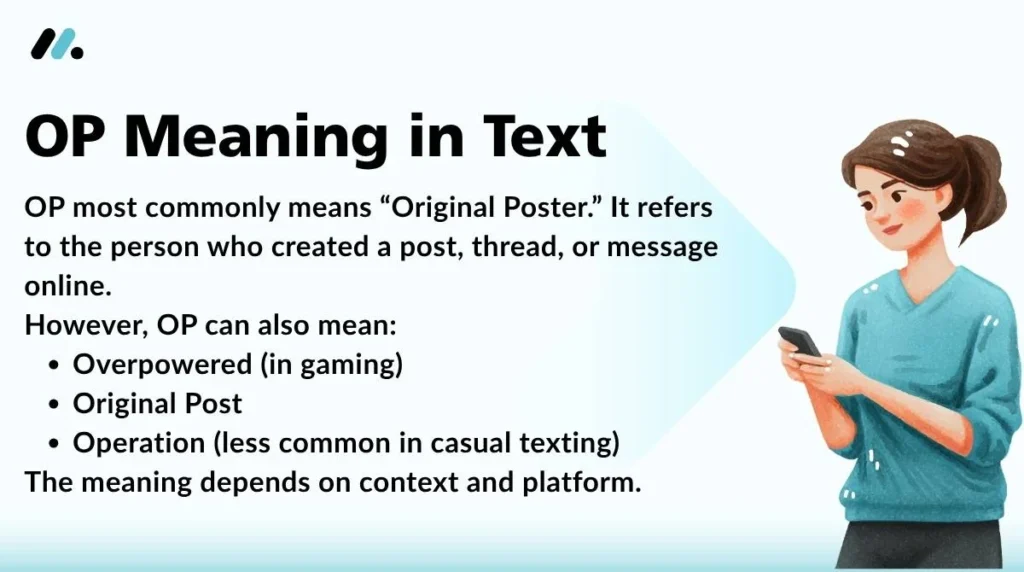 OP Meaning in Text