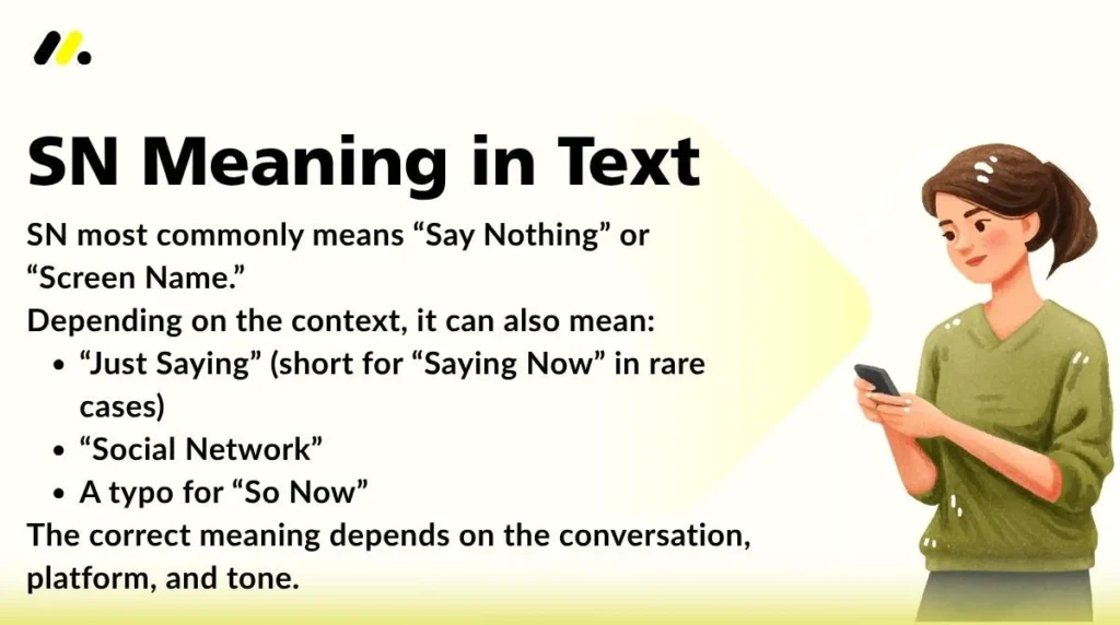 SN Meaning in Text