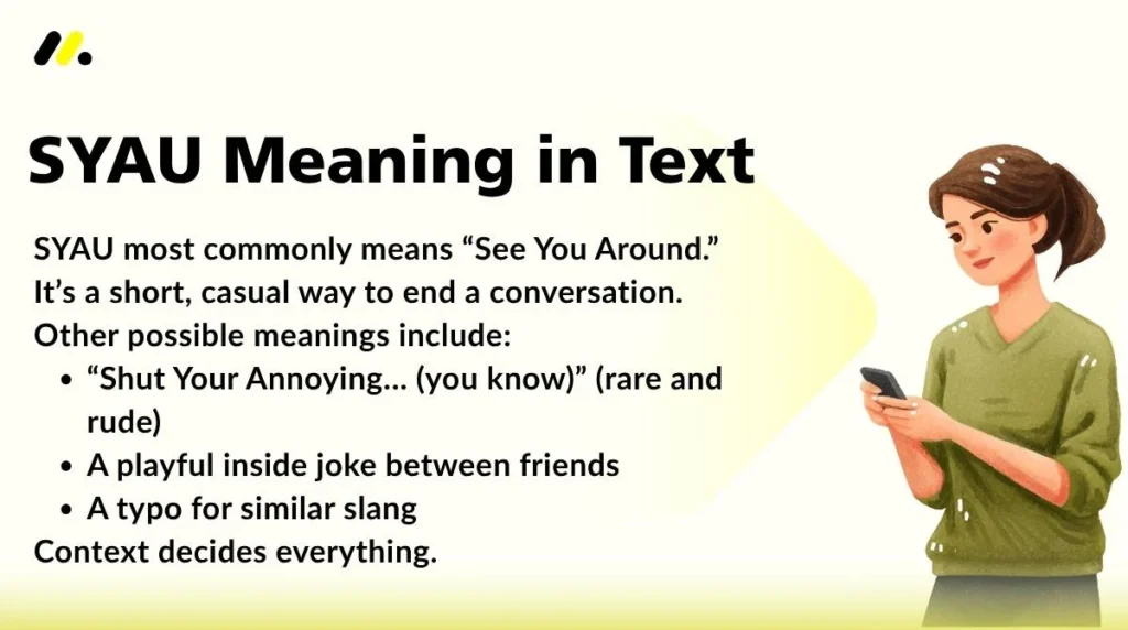 SYAU Meaning in Text
