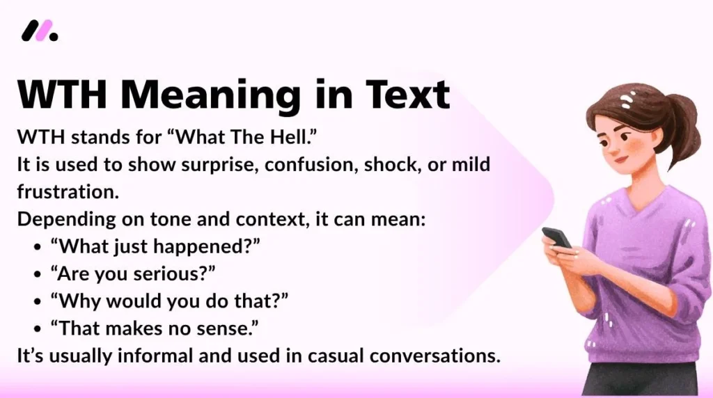 WTH Meaning in Text