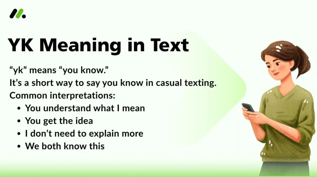 YK Meaning in Text