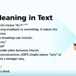 ASFC Meaning in Text