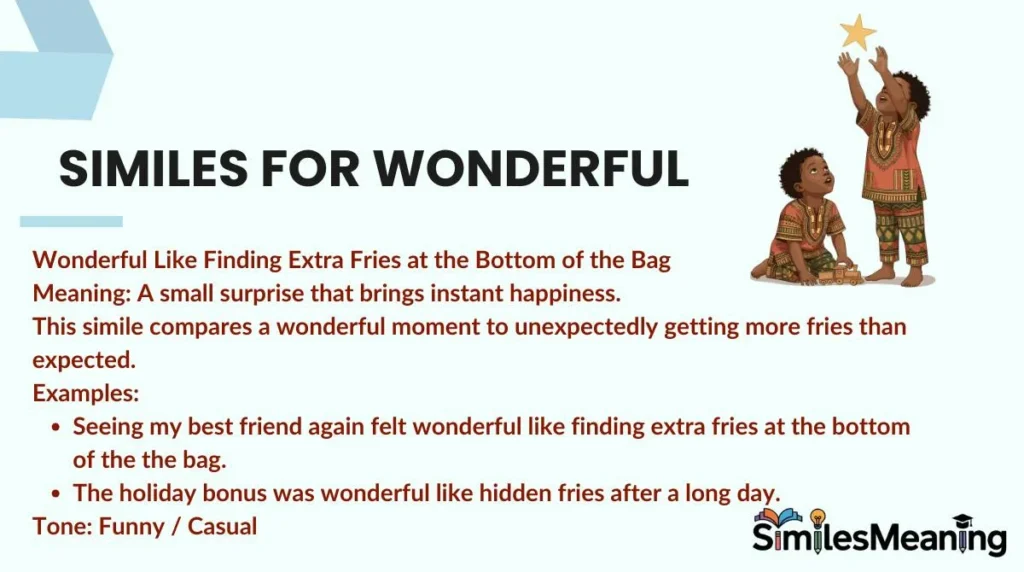 Similes for Wonderful