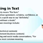 FS Meaning in Text