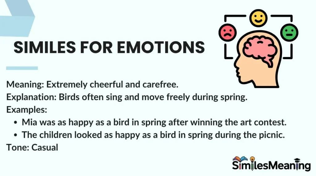 Similes for Emotions