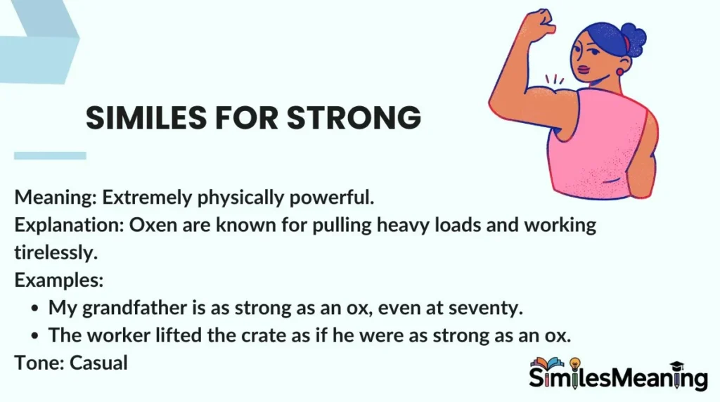 Similes for Strong