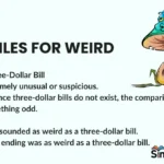 Similes for Weird