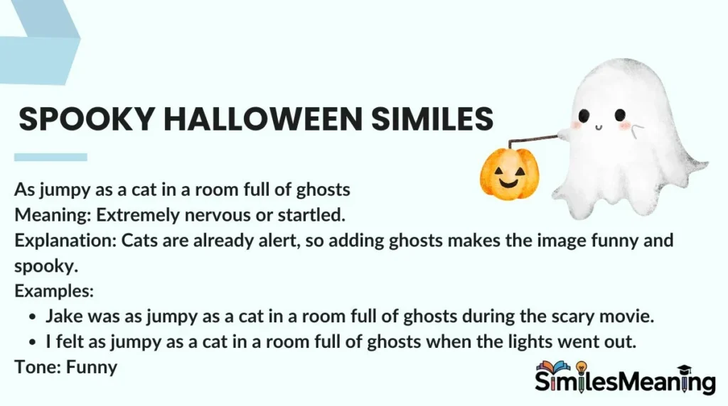 Spooky Halloween Similes